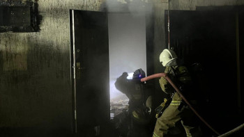 Фотография к новости: Алматыда монша өртке оранды