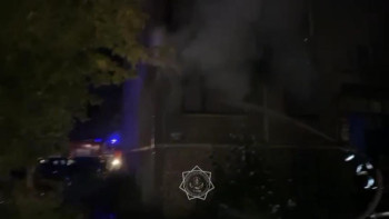 Фотография к новости: Қарағандыда 23 адам өрттен эвакуацияланды