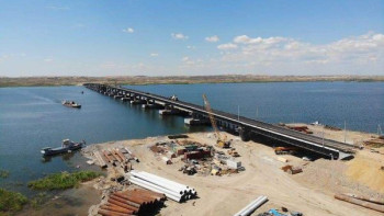 Фотография к новости: Еліміздегі ең ұзын көпір жыл соңына дейін пайдалануға беріледі