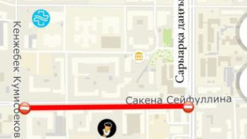 Фотография к новости: Елордада Сейфуллин көшесінің бір бөлігі ішінара жабылады