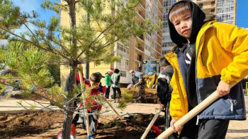 Фотография к новости: Биыл Астанада миллион жасыл желек отырғызылады