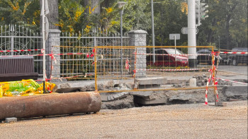 Фотография к новости: Талдықорғанда жылу желілерінен ақау шықты