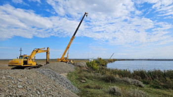 Фотография к новости: СҚО-да бөгеттерді нығайту жұмыстары басталды