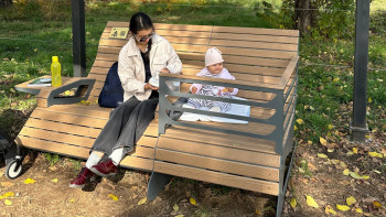 Фотография к новости: Алматыдағы Ботаникалық бақта Ayelder Zhany деп аталатын демалыс алаңы бой көтерді