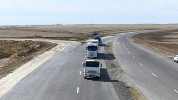 Фотография к новости: Қандыағаш қаласындағы айналма жолда қозғалыс ашылды