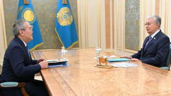 Фотография к новости: Президент Қаржылық мониторинг агенттігінің төрағасын қабылдады
