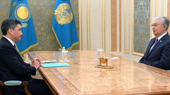 Фотография к новости: Президент Олжас Бектеновті қабылдады