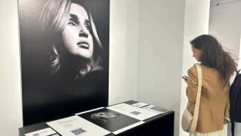 Фотография к новости: Фоторепортаж: Зағип және нашар көретін жандарға арналған көрме ашылды