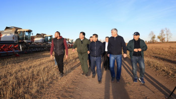 Фотография к новости: Қарағанды облысында миллион тонна астық жинау жоспарлануда