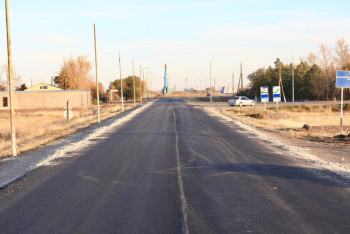 Фотография к новости: Нұра кентінен Ақмола облысының шекарасына дейінгі жолды жөндеу аяқталды