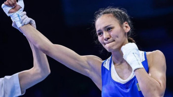 Фотография к новости: Әйелдер боксы. Алғашқы жеңімпаздар белгілі болды