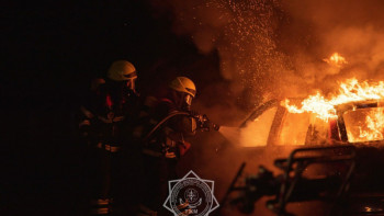 Фотография к новости: Өткен тәулікте ел аумағында 5 автокөлік өртке оранды