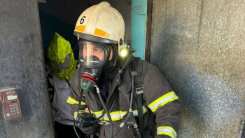 Фотография к новости: Екібастұздағы көпқабатты тұрғын үйде өрт шықты