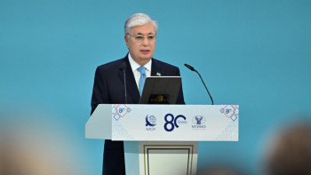 Фотография к новости: Тоқаев «Еуразия кеңістігіндегі орнықты даму және қауіпсіздік» конференциясына қатысты