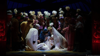 Фотография к новости: Абай атындағы Қазақ ұлттық опера және балет театры жаңа маусымын ашты