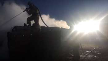 Фотография к новости: Ақмола облысының екі ауданында шөп өртенді