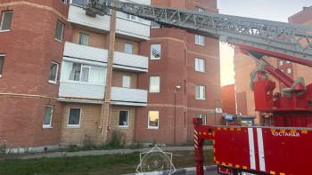 Фотография к новости: Қостанайда 25 адам өрттен құтқарылды