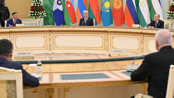 Фотография к новости: Президент ТМД-ға мүше мемлекеттердің қауіпсіздік органдарының басшыларын қабылдады