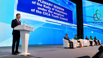 Фотография к новости: Мемлекеттік кеңесші Азиядағы Волонтерлер слетіне қатысты