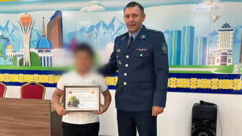 Фотография к новости: Таразда 10 жасар бала ауыр қылмысты ашуға көмектесті