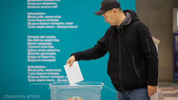 Фотография к новости: Референдумға 7 млн 538 мың адам қатысып үлгерді