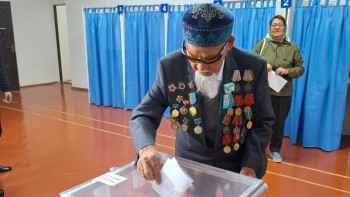 Фотография к новости: Референдум-2024: 103 жастағы майдангер өз таңдауын жасады