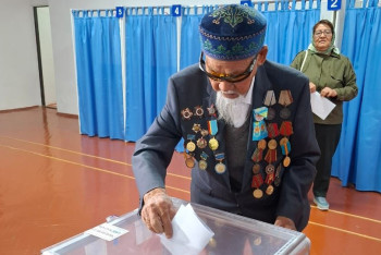 Фотография к новости: Референдум-2024: 103 жастағы майдангер өз таңдауын жасады