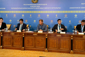 Фотография к новости: ШЫҰ миссиясы референдумға байланысты мәлімдеме жасады