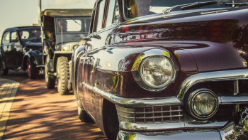 Фотография к новости: Референдум: Қонаев қаласында ретро-автомобильдер шеруі өтті