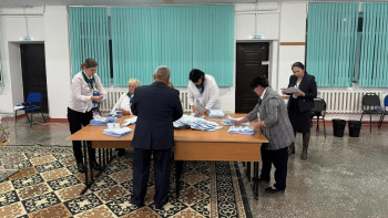 Фотография к новости: Үлкен ауылында референдумға дауыс берушілердің 97%-ы қатысты