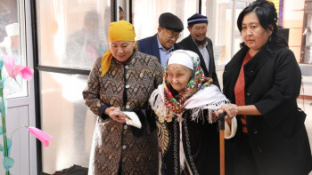 Фотография к новости: Кеген ауданында  103 жастағы қария дауыс берді