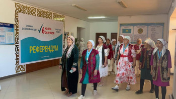 Фотография к новости: Референдум: Қызылорда облысының батыр аналары дауыс берді