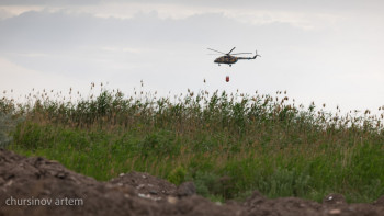 Фотография к новости: Дала өрті. Төтенше жағдайлар вице-министрі Қарағанды облысында