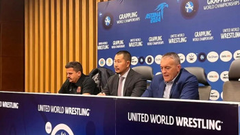 Фотография к новости: Астанада грэпплингтен әлем чемпионатын ұйымдастыру мәселесі талқыланды