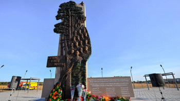 Фотография к новости: Абай облысында өрт сөндірушілер мен орманшыларға ескерткіш ашылды