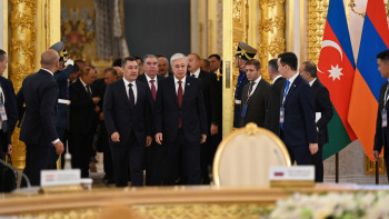 Фотография к новости: Тоқаев ТМД мемлекеттері басшылары кеңесінің кеңейтілген құрамдағы отырысына қатысты