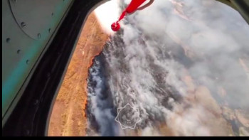 Фотография к новости: ТЖМ Қостанай облысындағы табиғи өртті сөндірді