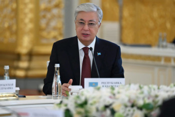 Фотография к новости: Президент ТМД мемлекеттері басшылары кеңесінің шағын құрамдағы отырысында сөз сөйледі