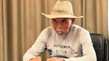 Фотография к новости: Нұртас Кәріпбаев әлемді жаяу аралап жүрген қазақстандық әйгілі саяхатшымен кездесті