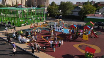 Фотография к новости: Елордадағы Байқоңыр ауданында бос жер абаттандырылды