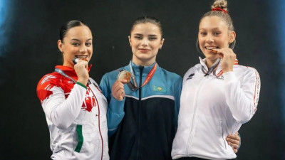 Спорттық гимнастикадан ел командасы екі алтын жүлде алды