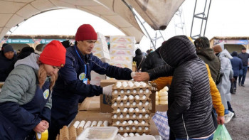 Фотография к новости: Төрт облыстың аграршылары Астанадағы жәрмеңкеге өз өнімдерін әкелді