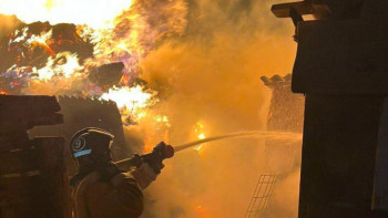 Фотография к новости: ТЖМ құтқарушылары Ақтөбе облысында өртті сөндірді