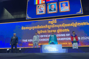 Фотография к новости: Өрт сөндіру көлігінің жүргізушісі кикбоксингтен Азия чемпионы болды