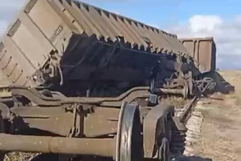 Фотография к новости: Сарысу разъезінде тепловоз бен локомотив соқтығысты