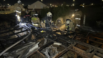 Фотография к новости: Атырауда минимаркет өртенді