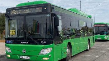 Фотография к новости: Алматыда жаңа автобус бағыты іске қосылды