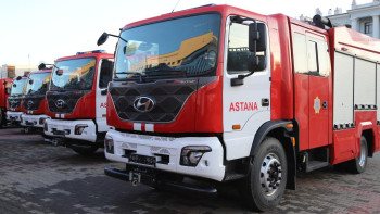 Фотография к новости: Елордалық ТЖД автопаркі заманауи өрт техникасымен толықтырылды