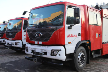 Фотография к новости: Елордалық ТЖД автопаркі заманауи өрт техникасымен толықтырылды