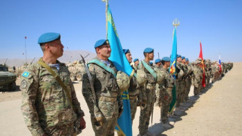 Фотография к новости: Тәжікстандағы «Харбмайдон» полигонында ҰҚШҰ-ның  оқу-жаттығуы аяқталды